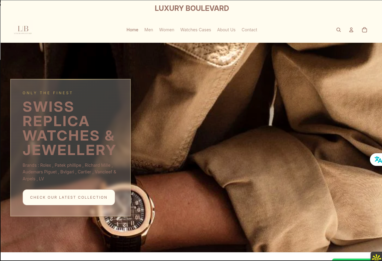 Luxury Boulevard hero image